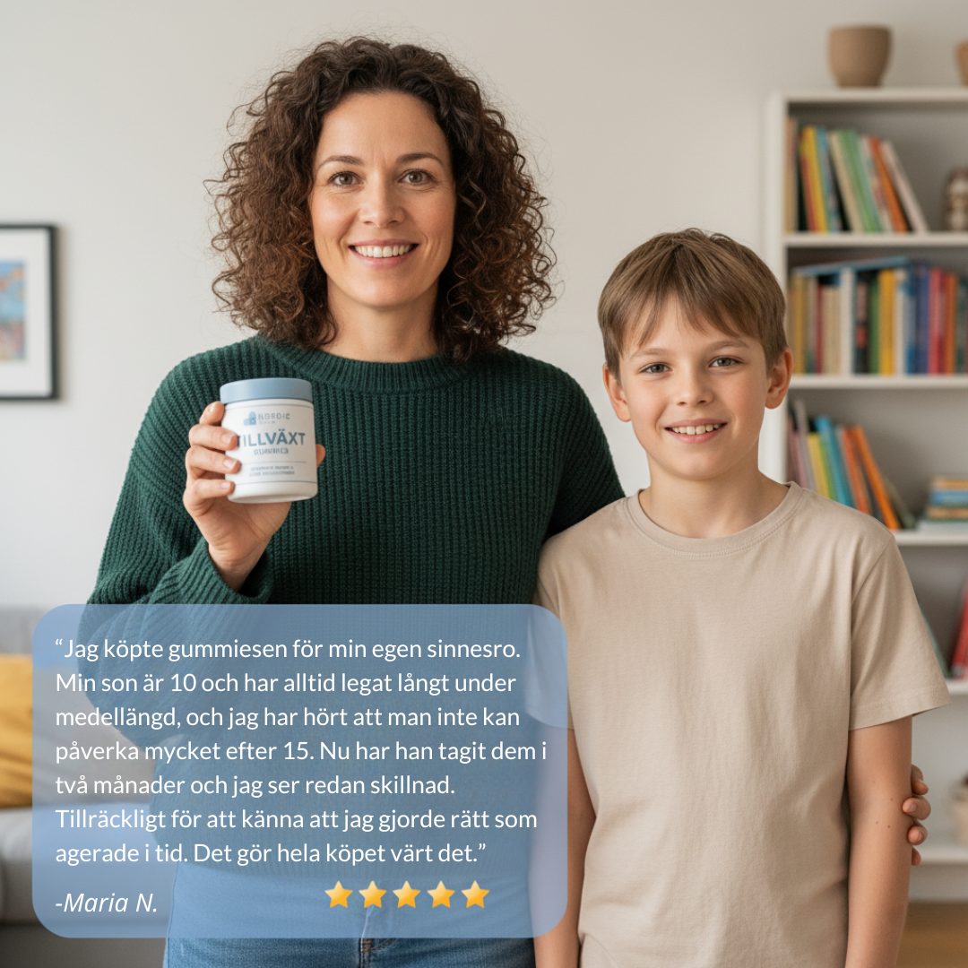 Tillväxt Gummies- För dig som vill ge ditt barn extra stöd