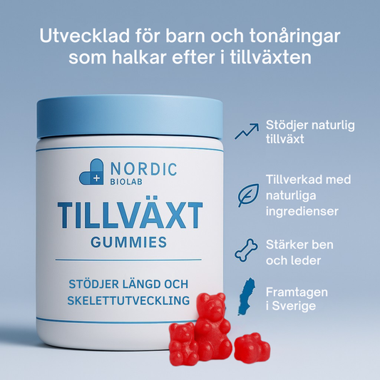 Tillväxt Gummies- För dig som vill ge ditt barn extra stöd